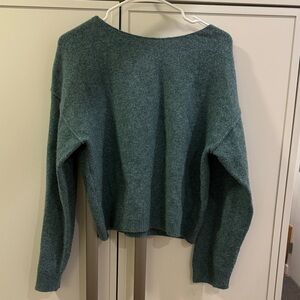 Z Supply Teal Crew Neck Sweater